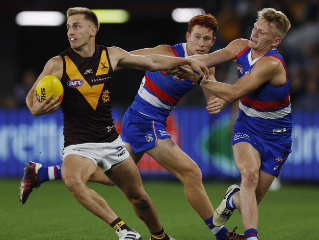 Western Bulldogs and Hawthorn fans will be eager to snap up tickets. Picture: Michael Klein