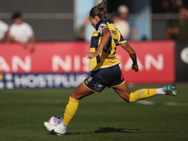 Simon has scored three goals since her return. Picture: Daniel Pockett/Getty Images