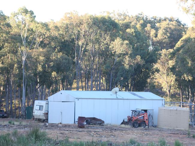 The remote campsite in southern NSW, where the family was found living in filth.