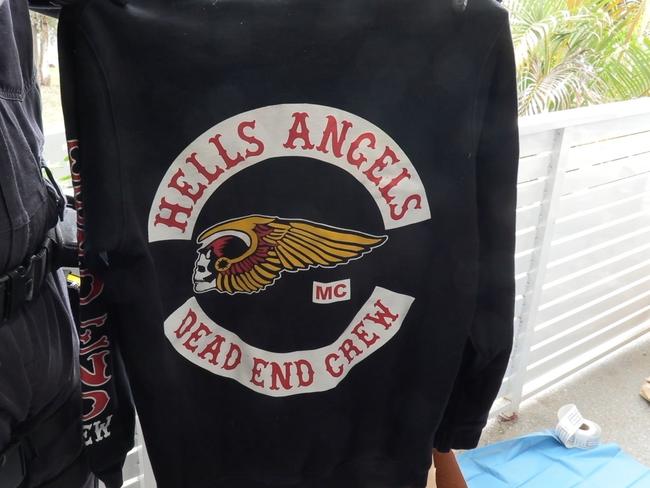 Police seized jackets which they allege had Hells Angel logos.