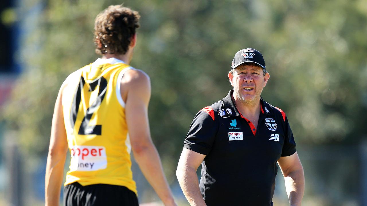 Brett Ratten wants his players to know that playing finals meant nothing more than experience for 2021. Picture: Mark Stewart