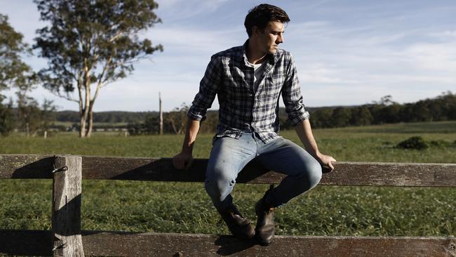 Pat Cummins in isolation at his property in the Southern Highlands of NSW. The fast bowler may be toppled as Australian cricket’s highest earner when Cricket Australia announces its contracted list of players Picture: Getty Images