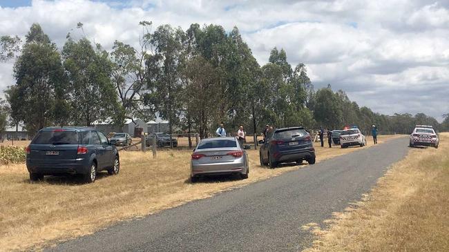 TWO men are in police custody after a second Toowoomba home was targeted by armed thieves this morning.