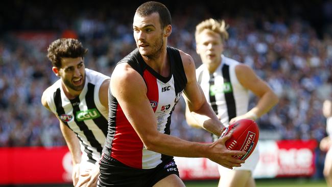 Dylan Roberton in action for St Kilda last year. Picture: Colleen Petch