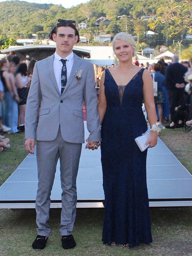 Bridie and Sam at the St Ursula's College Formal. Photo: Contributed