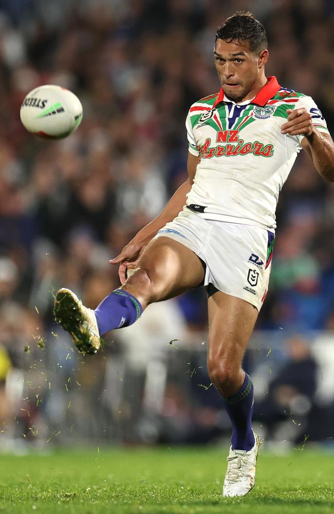 Te Maire Martin put on a masterclass for the Warriors. Picture: Hannah Peters/Getty Images