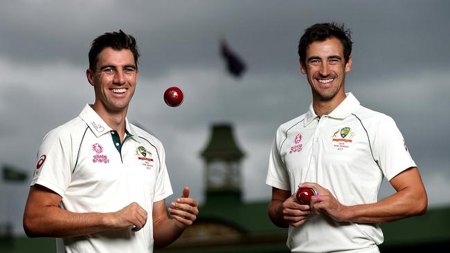 Australian strike bowlers Pat Cummins and Mitchell Starc need to maintain their fitness levels. Picture. Phil Hillyard