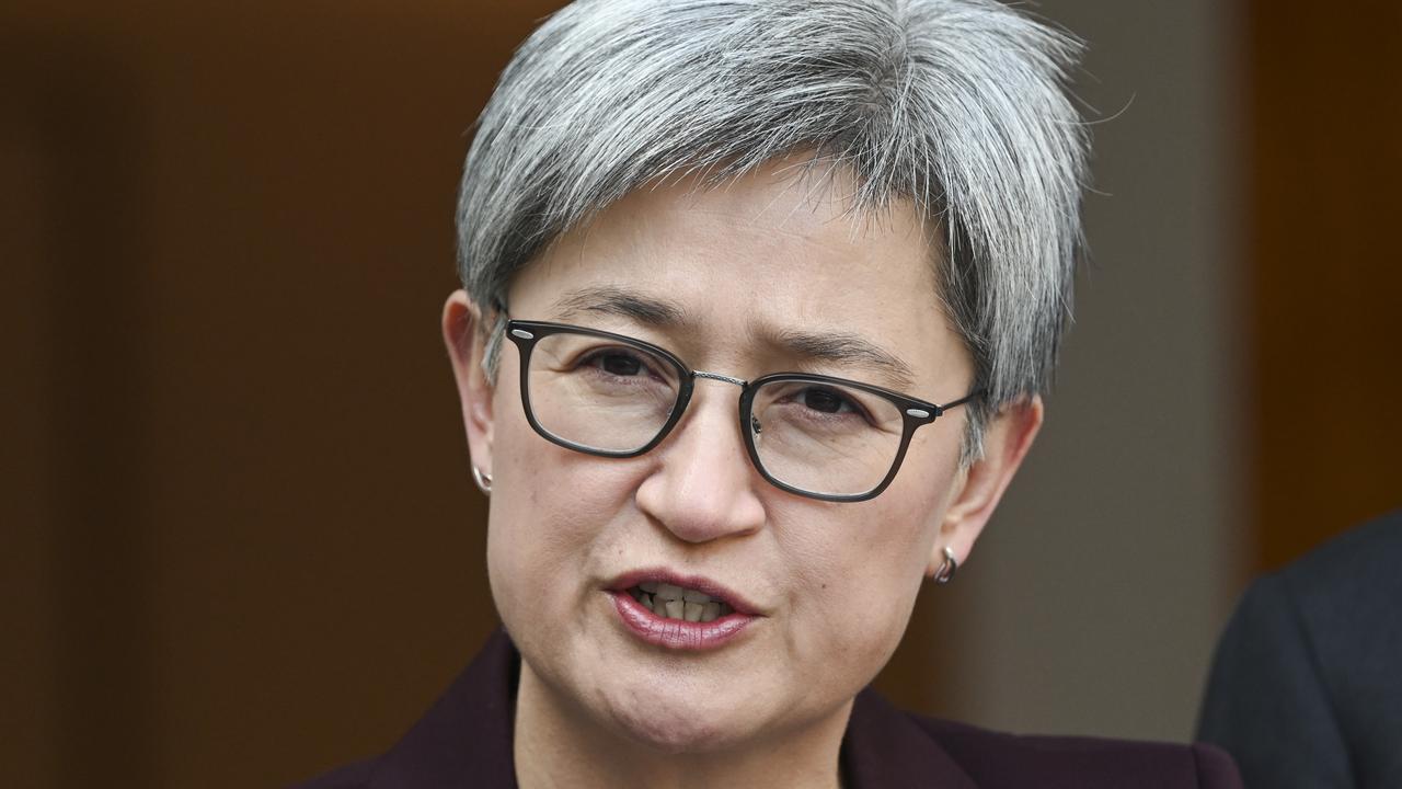 Palestinians should ‘not suffer because of the outrages perpetrated by Hamas’, Penny Wong says. Picture: NCA NewsWire / Martin Ollman