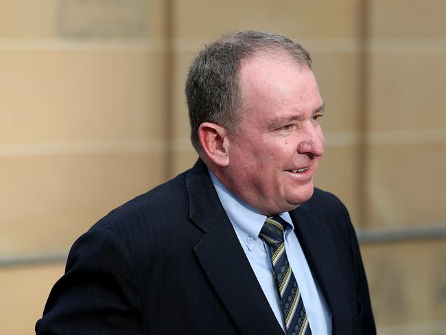 Jeffrey Ian Thompson arriving at the Supreme Court in Hobart. Picture: Sam Rosewarne