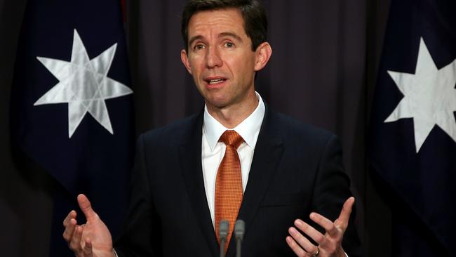 Education Minister Senator Simon Birmingham Picture: Kym Smith