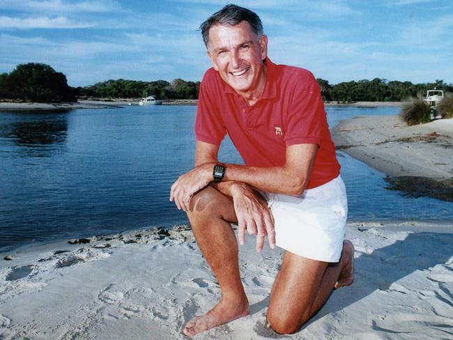 Former athlete Ron Clarke at Couran Cove, South Stradbroke Island, Qld Jul 1996.