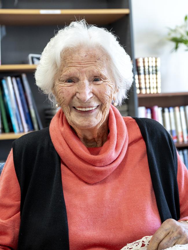 Catherina van der Linden, aged 111, was Australia’s oldest person. Picture: Supplied