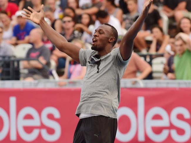 Usain Bolt held centre stage even before he put on his running spikes.