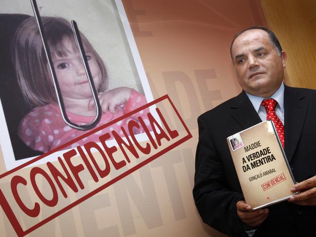 Former detective Goncalo Amaral wrote a book about the investigation into the disappearance of Madeleine McCann. Picture: Joao Henriques / AP