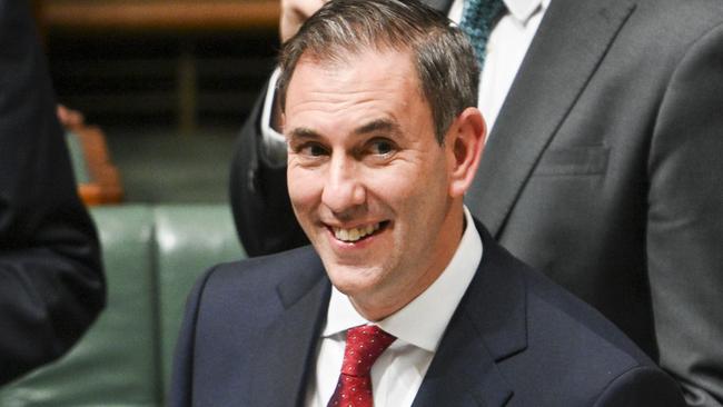 CANBERRA, Australia, NewsWire Photos. May 14, 2024: Federal Treasurer Jim Chalmers hands down the 2024-25 Federal Budget at Parliament House in Canberra. Picture: NCA NewsWire / Martin Ollman