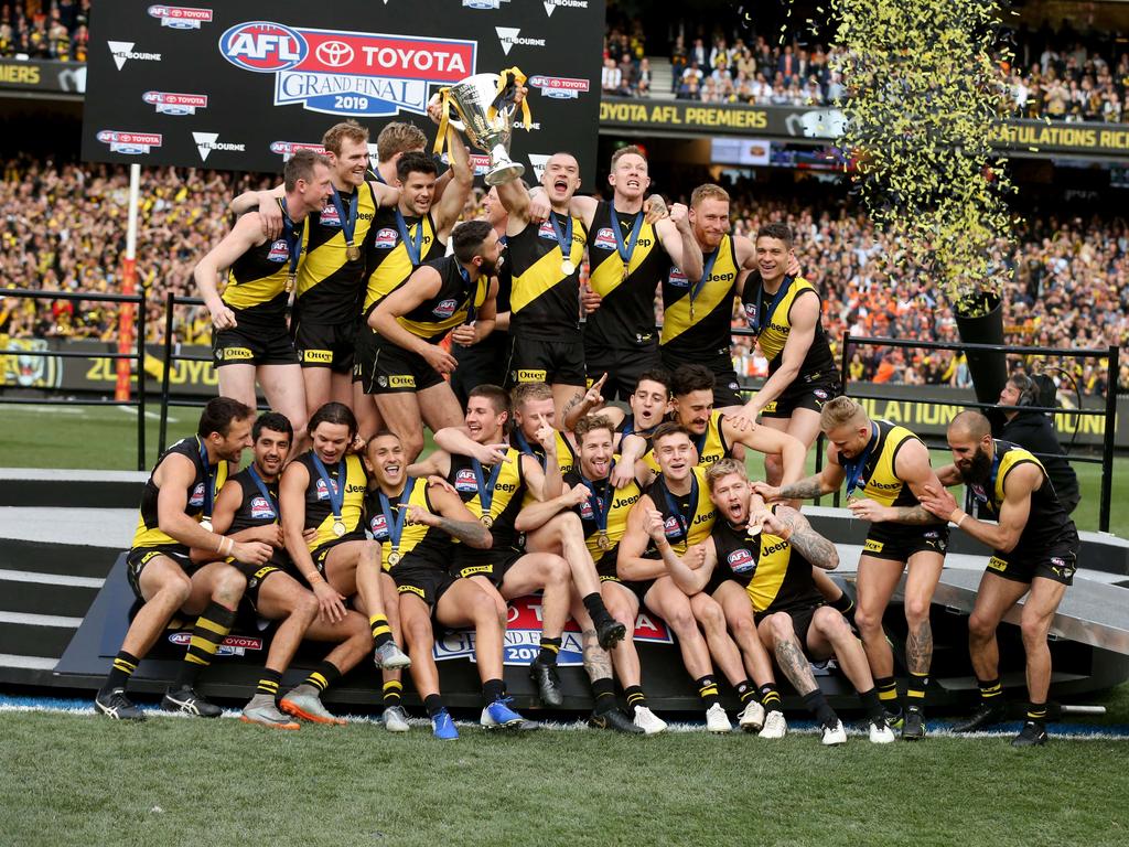 The 2019 AFL Grand Final match at the MCG.