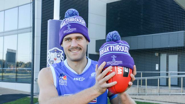 Former South Adelaide star and current Sacred Heart Old Collegians playing-coach Alex Cailotto. Picture: Brenton Edwards