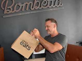 FOOD FAST: Bombetta's Pascal Turschwell has been partnered with Uber Eats in Noosa since its launch. Picture: Caitlin Zerafa