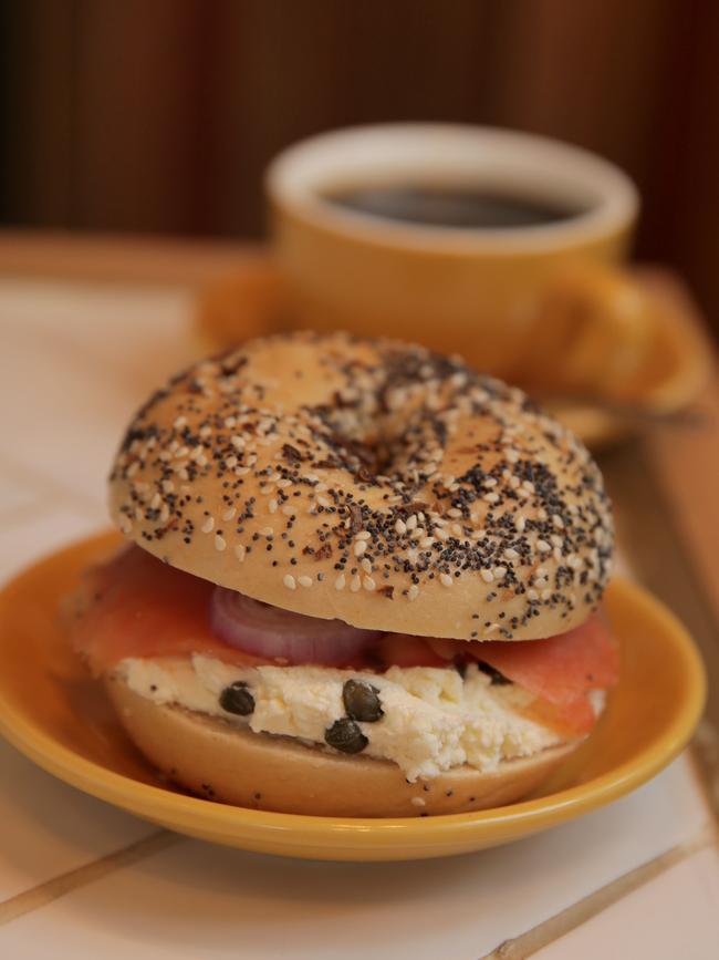 Zev Forman’s 5 &amp; Dime is renowned for its bagels. Picture: Nicole Cleary