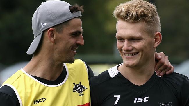 Will you be trading for either Scott Pendlebury or Adam Treloar? Picture: Wayne Ludbey