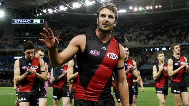 Jobe Watson is among the all-star retiring class of 2017. Picture: Colleen Petch