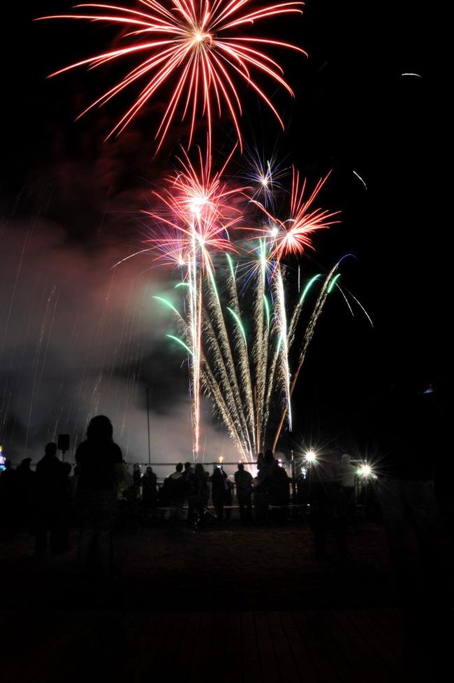 Fireworks display at the show. Picture: Renee Pilcher