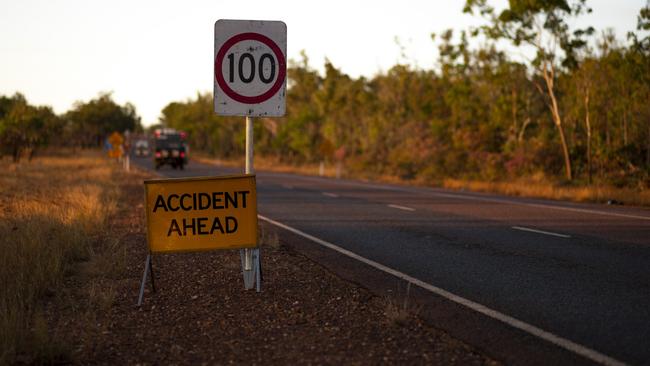 The scene of the fatal crash. Picture: Floss Adams.