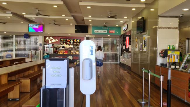 A UQ food court has been mostly shut since the pandemic began. Picture: Thomas Morgan