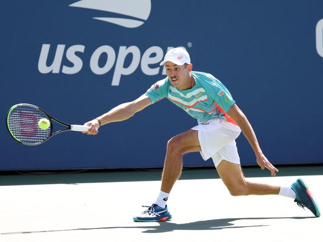 Alex de Minaur reached the US Open quarter-finals. Picture: Al Bello/Getty Images