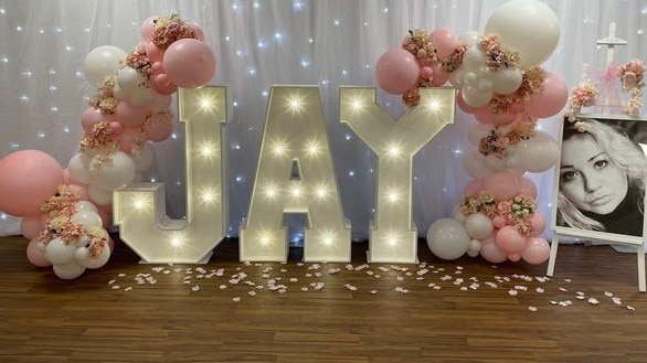 Jay’s funeral was held earlier this months, with friends and family celebrating her life. Picture: BPM