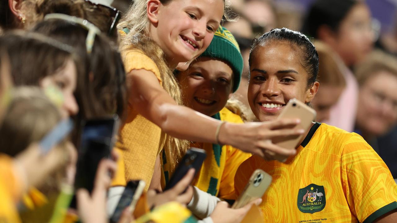 Mary Fowler is becoming one of the biggest stars in Australian sport. Picture: Will Russell/Getty Images