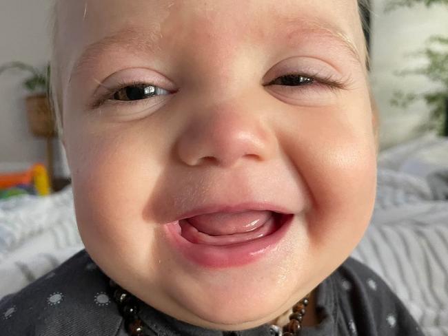 My son giving me a funny smile after biting me. <b><a href="https://www.dailytelegraph.com.au/newslocal/blacktown-advocate/vote-help-us-find-the-cheekiest-toddler-in-nsw/news-story/9ae7eb32bd93be85a472b448d0c19dda">VOTE HERE </a></b>