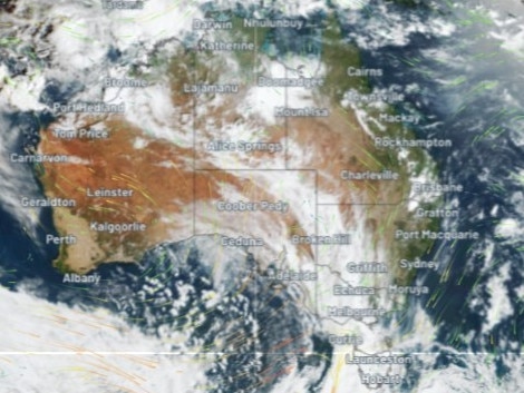 Australia is set to be smashed by rain and storms. Picture: Weatherzone.