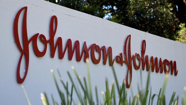 SYDNEY, AUSTRALIA - NewsWire Photos APRIL, 13, 2021: Signage is seen at the Johnson & Johnson HQ in North Ryde, Sydney. Picture: NCA NewsWire/Bianca De Marchi