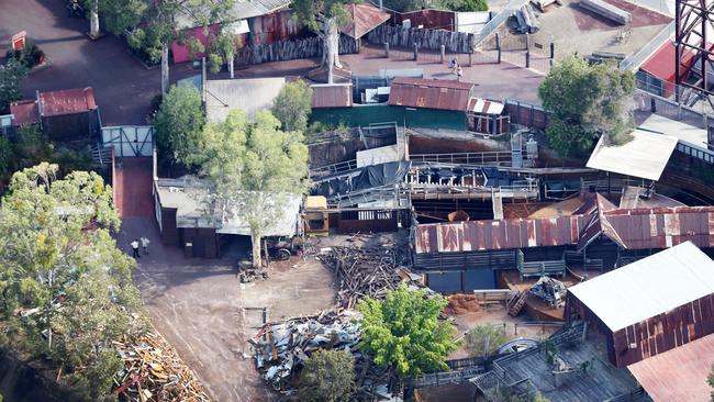 Dreamworlds Thunder River Rapids Ride getting removed. Picture: NIGEL HALLETT