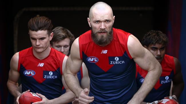 Can Max Gawn lead the Demons to a drought-breaking premiership? Picture: Michael Klein