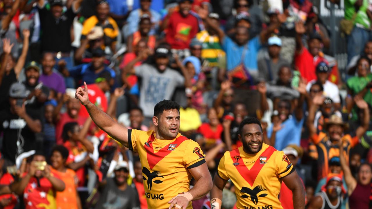 PNG had long been considered the game’s next expansion side, bu ttheir entry into the NRL could be delayed. Picture: AAP