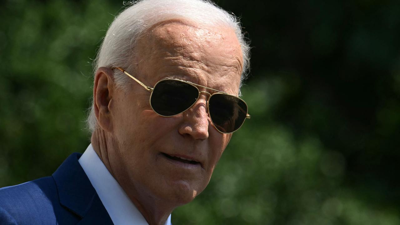 Joe Biden is the 46th US president. His term will end in January after he pulled out of the 2024 presidential race. Picture: Jim Watson / AFP