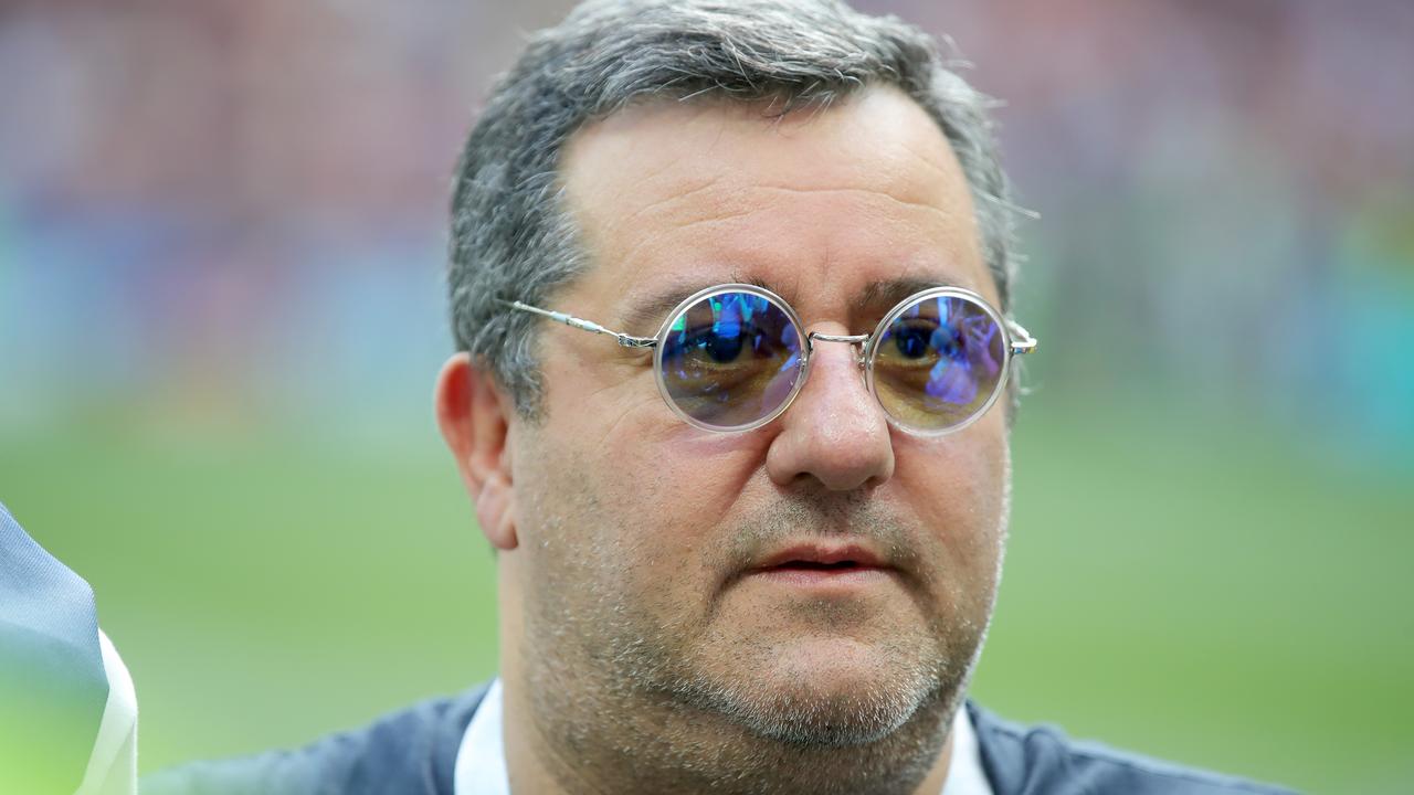 Mino Raiola shot down premature reports claiming he had died. (Photo by Alexander Hassenstein/Getty Images)