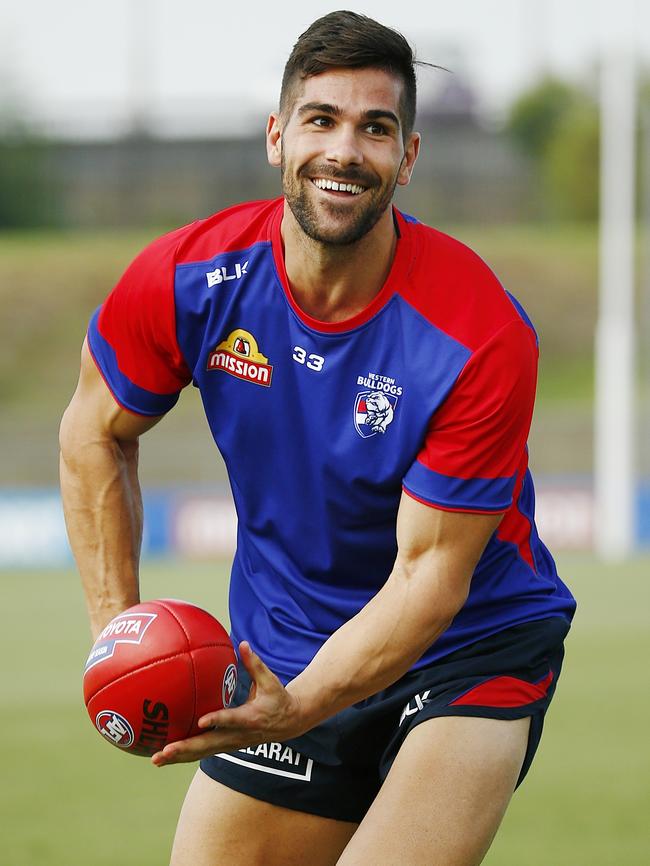 Western Bulldogs defender Marcus Adams. Picture: Colleen Petch