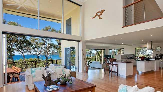 WHAT A VIEW: 312 Teewah Beach Road boasts 470m of beach frontage and views over Noosa's five bays. Picture: Jason Smith Photography