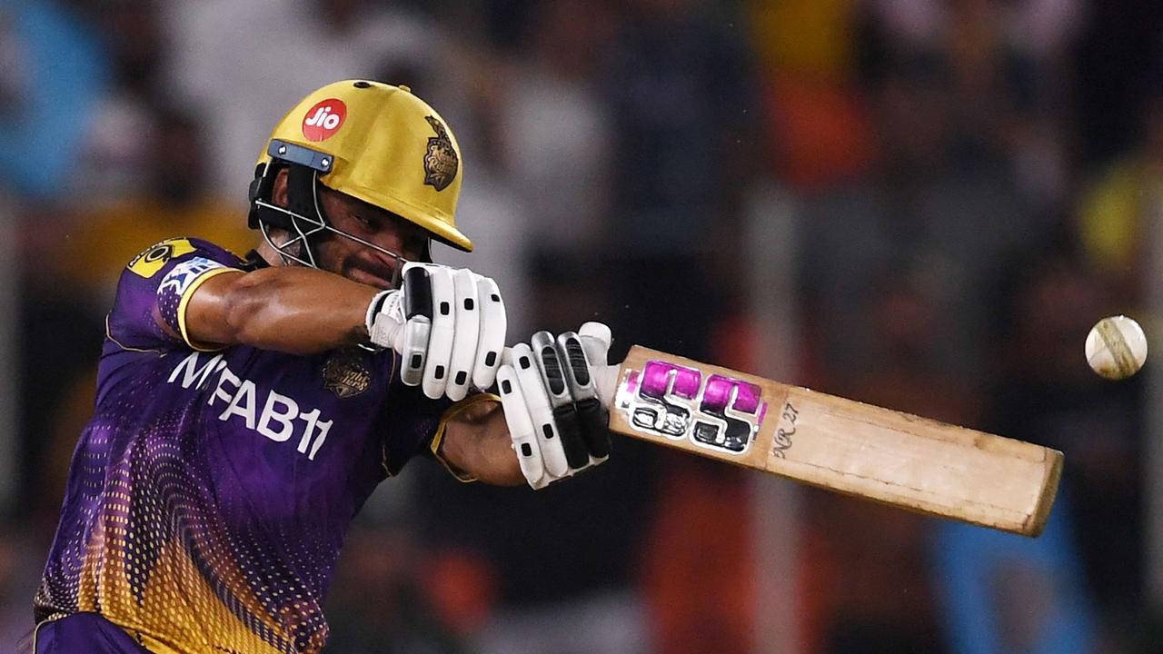 Rinku Singh hit five consecutive sixes to win the match. (Photo by INDRANIL MUKHERJEE / AFP)