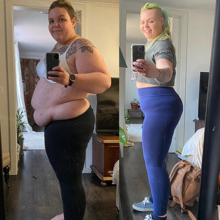 Krechelle began her weight loss journey in November last year.