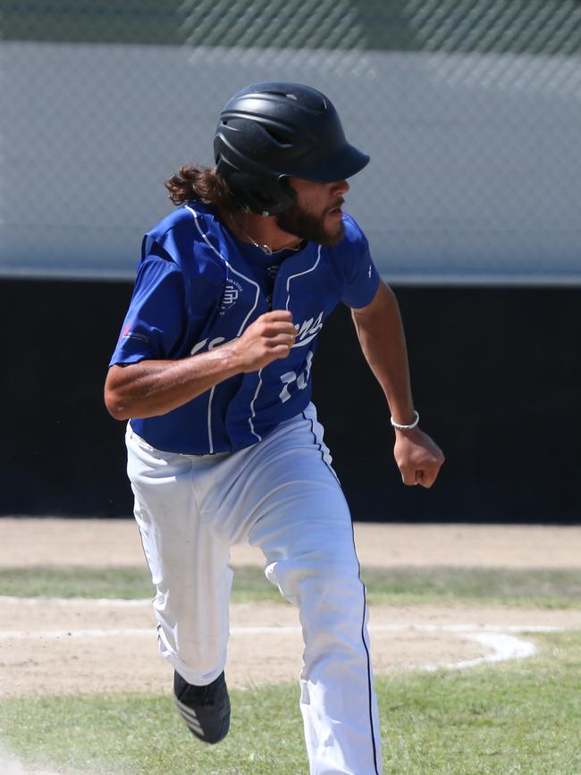Greater Brisbane League baseball - Coomera vs Surfers Paradise at Beenleigh. Surfers’ Jerry Lacayo. Picture: Mike Batterham