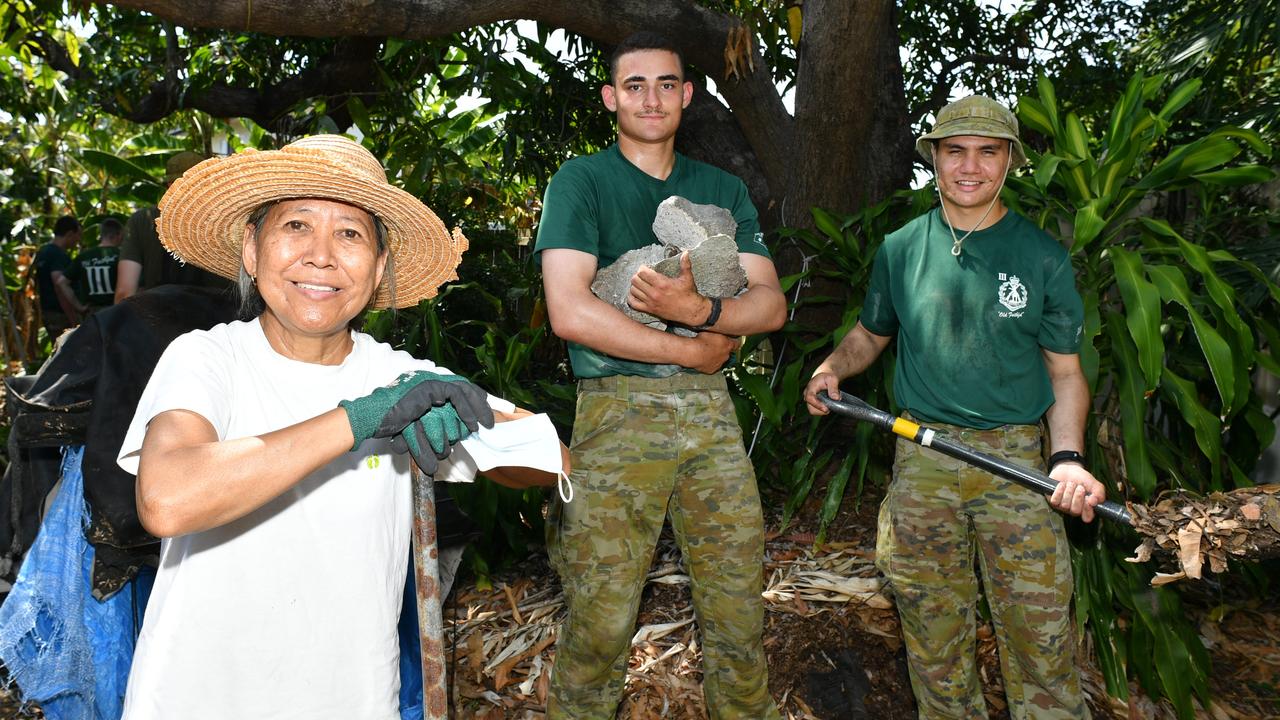 Soldiers, vets rally to restore widow’s garden in time of need