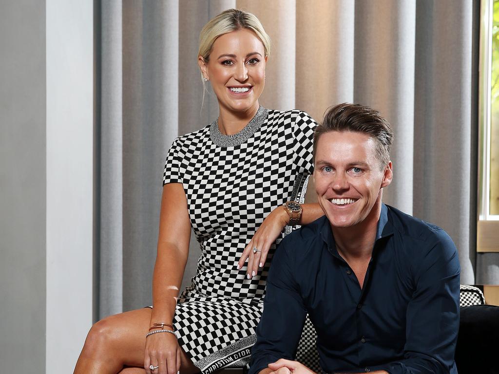 Roxy Jacenko and husband Oliver Curtis. Picture: Tim Hunter.