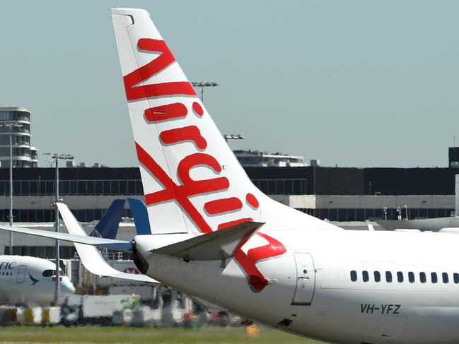 Virgin Australia’s boss has contacted the ACCC over comments made by Qantas in response to the coronavirus crisis. Picture: AAP