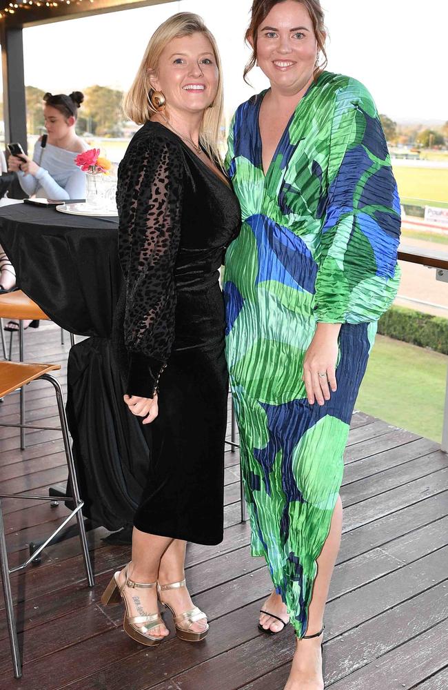 Gemma Goodwear and Amee Dellit at Gympie Women Business Awards. Picture: Patrick Woods.