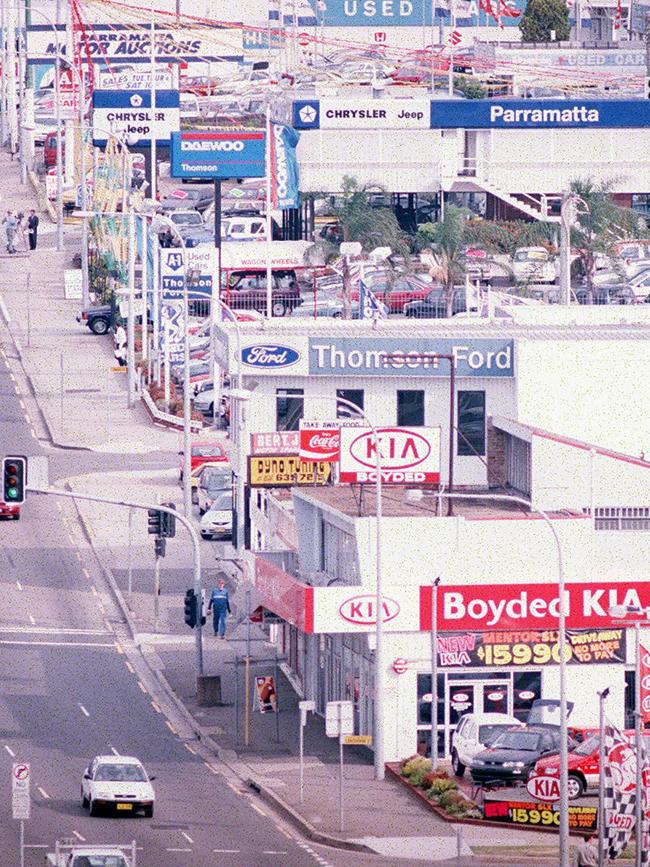 Parramatta’s ‘Auto Alley’ is set to be removed.