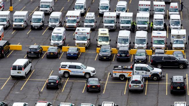 Scott Tweedie says he has seen trucks parked outside hospitals, most likely for bodies.